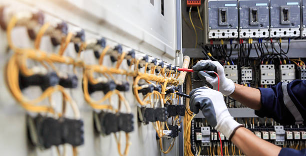 Professional Electrician technician working in Bohners Lake, WI
